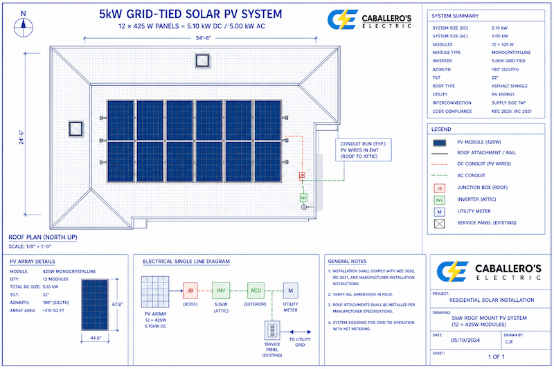 5kW solar system package